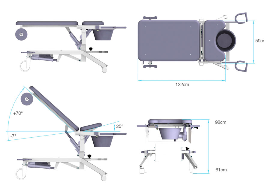 Afia 4060 Gynaecological Examination Chair