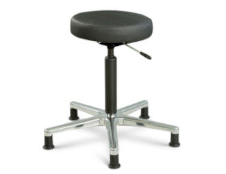 Round Seat with Chair Glides Stock CH1500G 