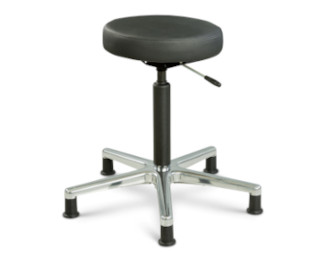 Round Seat with Chair Glides Stock CH1500G